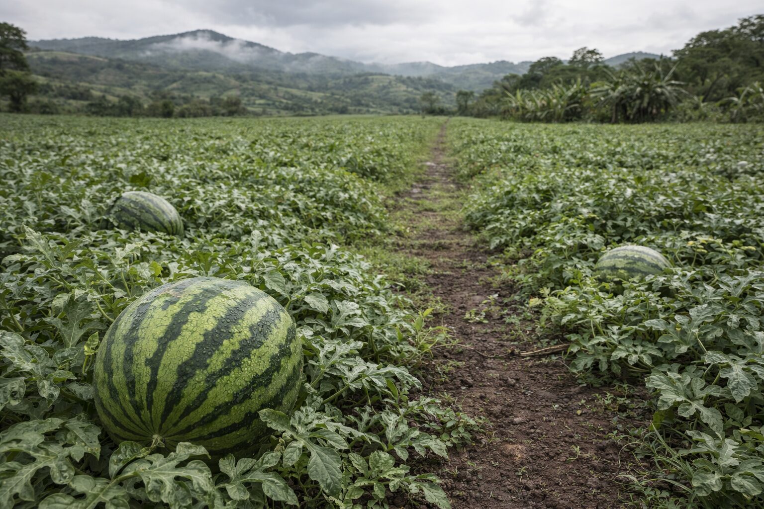Watermelon harvest in the central lowlands of Coclé Province